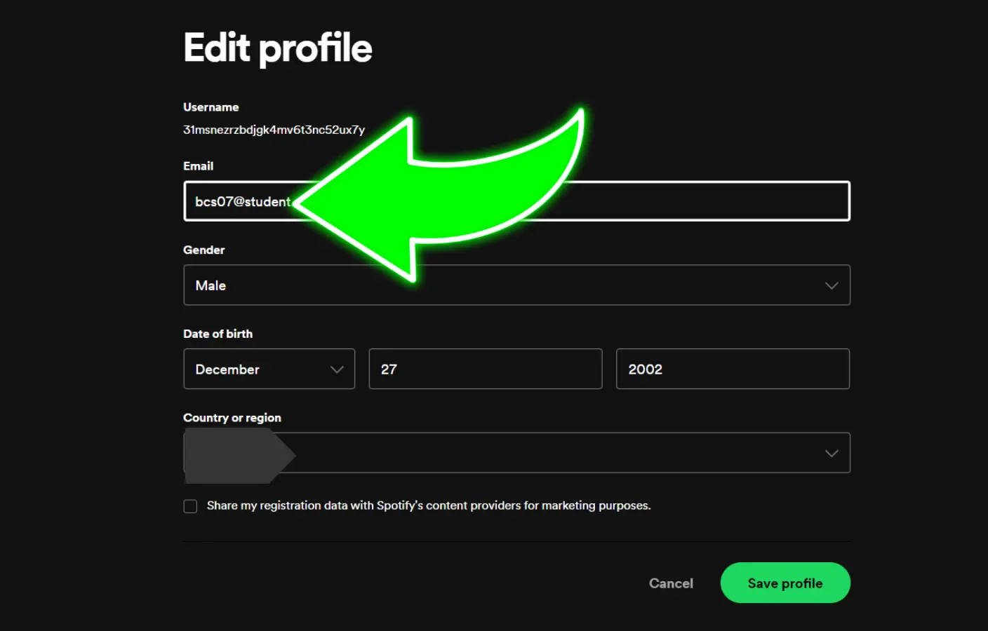 How to Change Spotify Email on desktop 