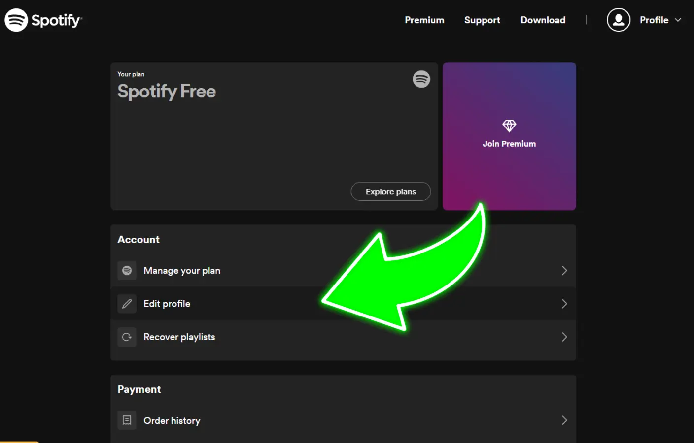 Change Spotify Email on desktop