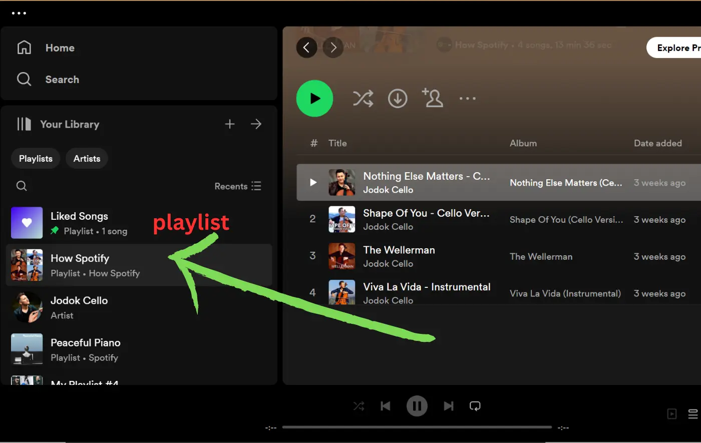 remove songs from Spotify 