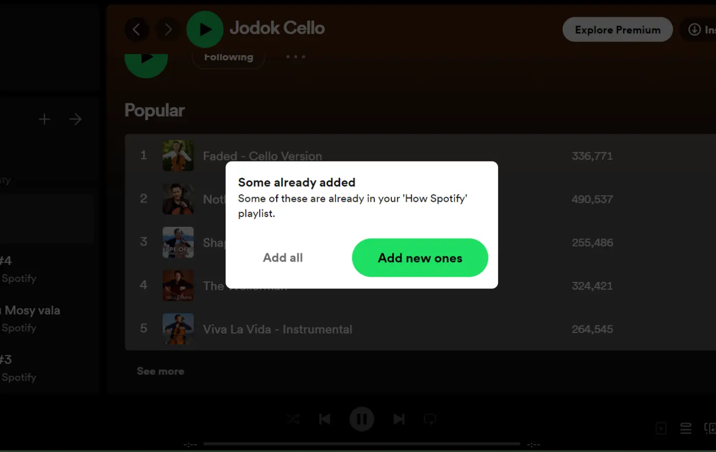 combine Spotify Playlists