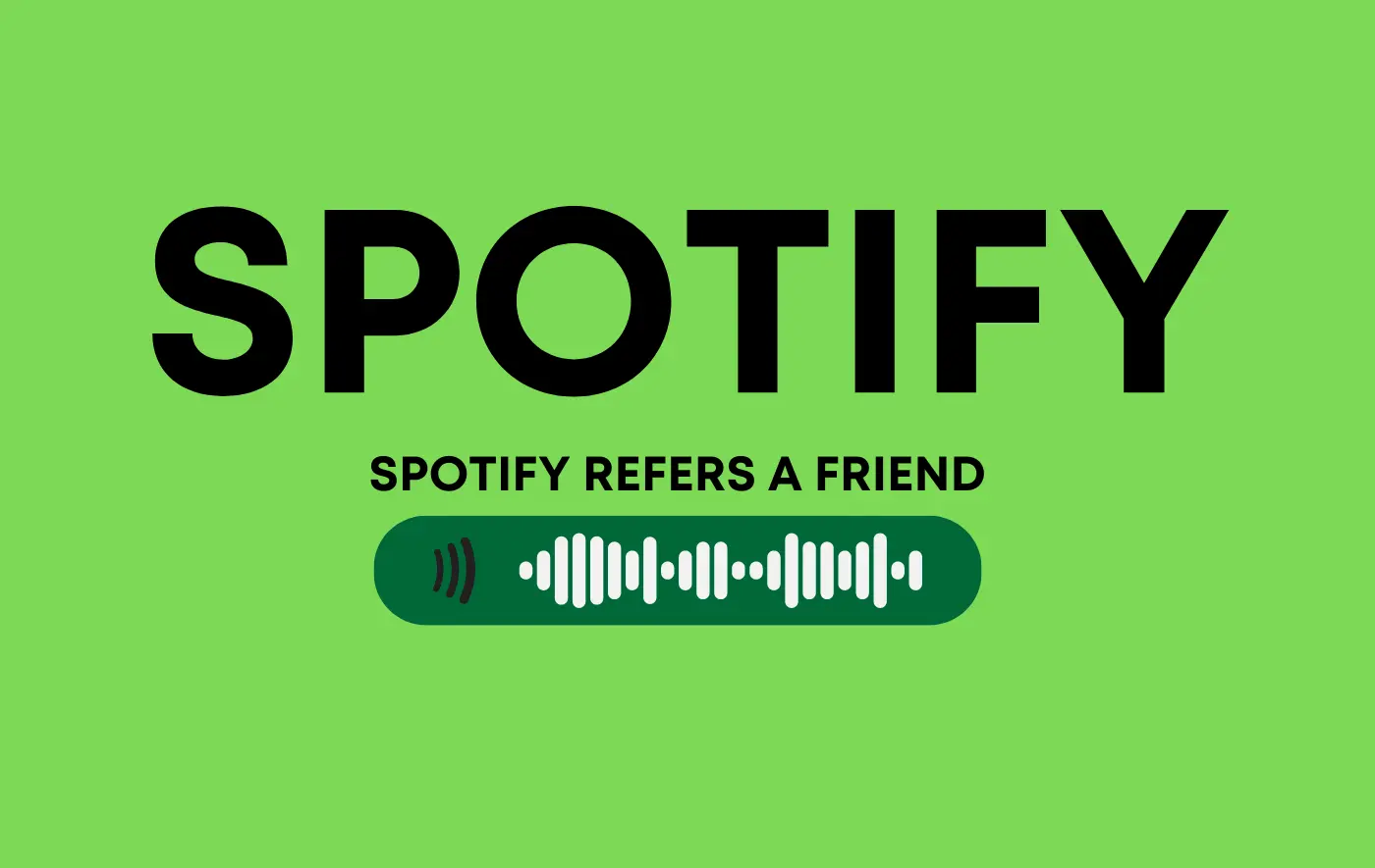 Spotify refers a friend
